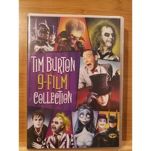 Tim Burton 9-Film Collection (8 DVDs, 2025) Brand NEW, Sealed!